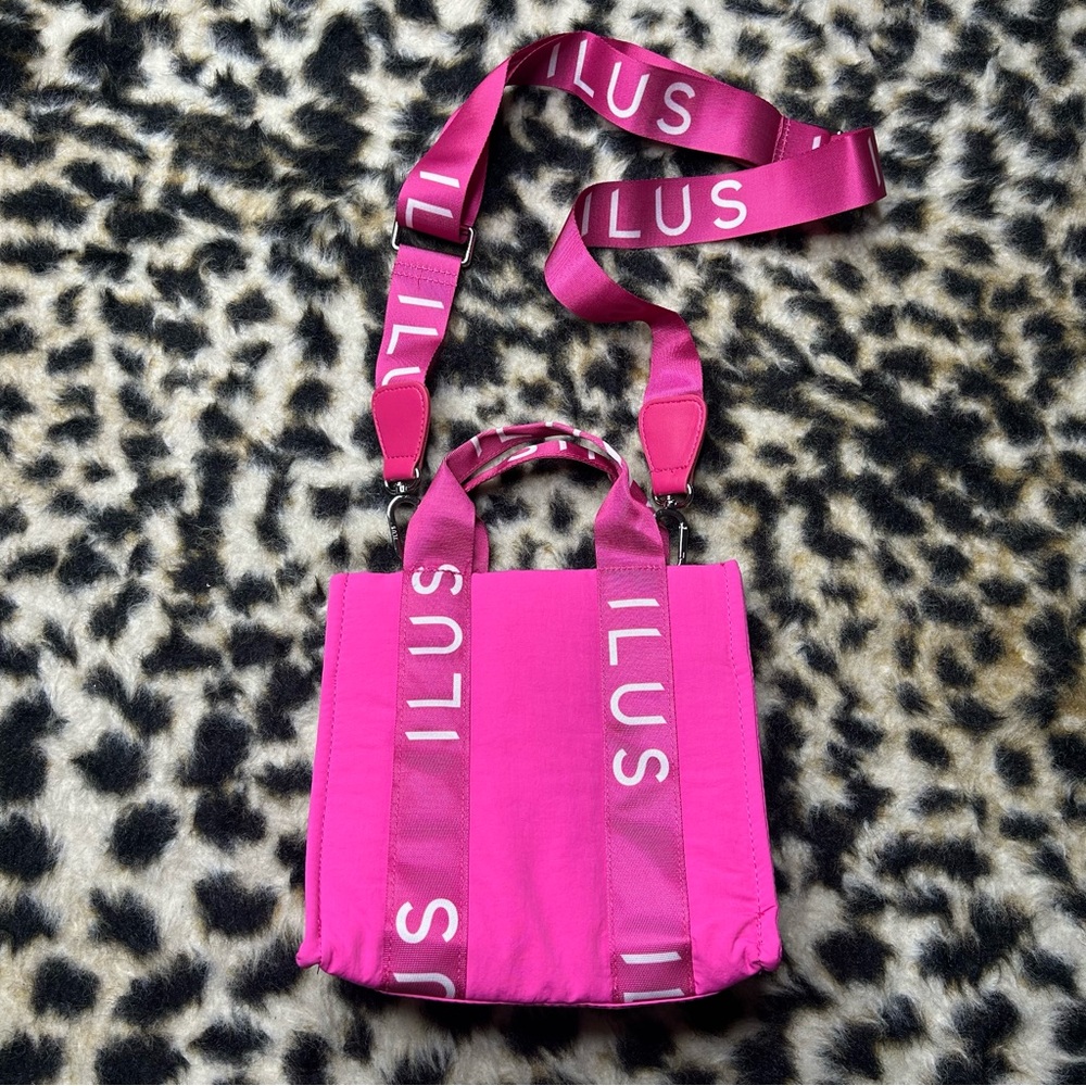 Ilus Label Pink Unrivaled Small Tote Bag with Adjustable Strap
